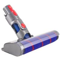 Laser Soft Roller Brush Head for Dyson V7/V8/V10/V11/V15 Vacuum Cleaners Deep Mite Removal gray