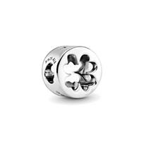 Pandora Lucky And Courage Four Leaf Clover 925 Silver Jewelry Accessories Women Jewelry 797868 Box,F,Silver white
