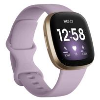 Silikoninė apyrankė Fitbit Versa 4 3 Sense 2 juostelei Išmaniojo laikrodžio priedai Pakeičiama riešo apyrankė Sportinė apyrankė Fitbit Versa 3 juostelė For Fitbit Versa 4&L (6.7 - 8.1 inch) levanda