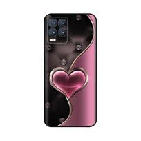 Skirta Realme 8 dėklas Mielas gyvūnas Minkštas skysto silikono dangtelis Skirta Realme 8 Pro 8i Realme8 4G RMX3085 Visiška apsauga Patvarūs dėklai Realme 8 Pro