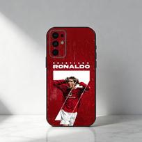 CR7 R-Ronaldo Futbolo Žaidėjas Telefono dėklas Samsung S25,S24,S21,S22,S23,S30,Ultra,S20,Plus,Fe,Note,5G Juodas Dangtelis Samsung S26