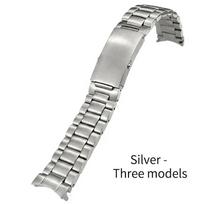 20mm 22mm laikrodžio apyrankė Omega Seamaster Diver 300m Planet Ocean, vientisa laikrodžio apyrankė, sidabrinės apyrankės, 316L nerūdijantis plienas 20mm gray