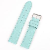 Litchi Pattern Leather Strap 16mm 18mm 19mm 20mm 22mm Quick Release Watch Band Women Men Yellow Red Black Watchband Accessories 22mm white