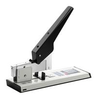 Big Heavy Type Metal Stapler Bookbinding Stapling 200 Sheet Capacity Office Tools Fit Sturdy Portable Handhled Staples for Home black