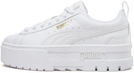 Moterų Batai Puma Mayze Classic 39 Balti Odiniai Platforminiai Sportbačiai white