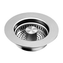 3-in-1 Stainless Steel Sink Strainer,Pop-Up Stopper with Anti-Clogging Basket for Kitchen Gadgets,Easy to Clean Drain Strain