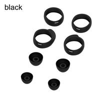 New Headphone Soft Ear tips Kits Silicone Eartips In-ear Earbuds Cover raudona