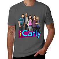 Icarly Gražių Draugų Marškinėliai Šventinės Party Marškinėliai XL black