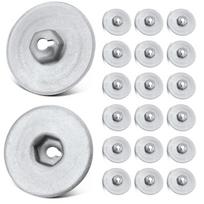 20pcs Heat Protection Sheet Nut Heat Shield Repair Kit Sheet Metal Nut Fasteners for BMW Mini 1-7 Series