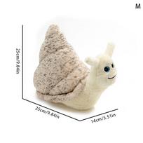 Cartoon Seal Snail Plush Toy Cute Sea Lion Stuffed Animal Limited Edition Collectible Birthday Gift For Kids beige