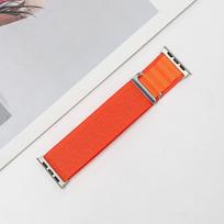 Alpine Loop Strap For Apple Watch Ultra 2 49 45 46mm 44mm 42mm 41mm 40mm 38mm Bracelet for iWatch Series 10 9 8 7 6 5 4 3 Band 42 44 45 46 49mm oranžinė