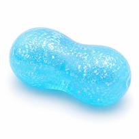 Blizgantis žemės riešuto minkštas žaislas, lėtai keliantis, salyklo sirupo, sviestinio minkštumo tekstūros, Fidget, traškus, spaudžiamas, ASMR, jutiminis streso mažinimas, naujas mėlyna