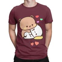 I Love You Bubu and Dudu Valentine 27 Day Novelty 100 Cotton TShirt Bubu Dudu Tees Tops For Unisex S beige