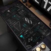 Mouse Pad Design Non-Slip Geometric Science Math Formula Desk Mat Gaming Accessories Stitched Edges For Home And Gamer Mousepad 30cmx80cm