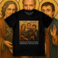 Jeremy Clarkson Protect Us From Electric Motors Tshirt Fashion Funny Graphic Tops Unisex Vintage Daily Casual Streetwear S black