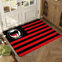 Antifascist Action Anti-Racism Floor Mat Soft Thickened Absorbent Non-Slip Bedroom Living Room Door Mat Home Decor Flannel Rugs 40x60cm