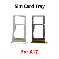 Samsung Galaxy A17 SIM kortelės lizdo laikiklis SIM kortelės skaitytuvo lizdo atsarginės dalys A17 black gray