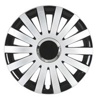 Rato gaubtas 1 vnt. SAIL, juodas ir sidabrinis 15"