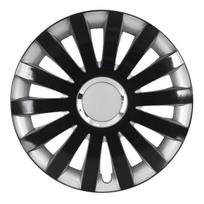 Rato gaubtas 1 vnt. SAIL, sidabrinis ir juodas 15"