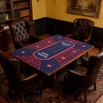 Retro Green Texas Hold'em Silent Non-slip Soft Card Mat 60x120cm