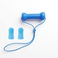 Prevents Tooth Decay Dual-Action Canine Dental Prop  For Easier Teeth Brushing mėlyna