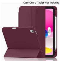 Case for iPad (A16) 11th Generation 11 Inch /10th Generation 10.9 Inch Case with Pencil Holder, Hybrid iPad 11 10 Case iPad 10th 11th (A16) brown