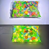 100pcs Glow In The Dark Pebbles, Resin Luminous Stones For Landscape, Garden Paths, Potted Plants, Parks, Aquarium Decor, 100pcs
