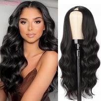 V Part Wigs Human Hair Body Wave Glueless Human Hair Wig V Shape Machine Made Wigs Hd Lace For Women Full Head Clip No Leave Out 36inches&220%