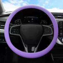 Silicone Steering Wheel Cover Stain Resistant Easy Clean 38cm Universal Car Steering Protector for Daily Family Car Use Accessory A13