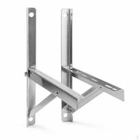 Universalus 304 nerūdijančio plieno oro kondicionieriaus lauko bloko tvirtinimo laikiklis 11.5P 201 1-1.5P 201 Stainless gray