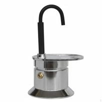 Single Cup Stovetop Pot Portable Design Mini Espresso Maker Easy to Use 1Cup for gray