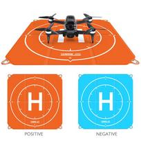 Drono nusileidimo aikštelė sulankstoma kvadratinė sraigtasparnių nusileidimo aikštelė 50cm nešiojamas lauko parkavimo kilimėlis suderinamas su Dji Orange+Blue 1110454 blue