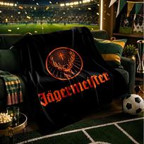 Jägermeister: Tradicijos Dvasia Antklodė Flanelinė Mėtoma Antklodė Sofai, Patalpai, Stovyklavimui, Svetainei, Biurui, Kėdei Ir Lovai Minkšta Gimtadienio Dovana 80cmx120cm