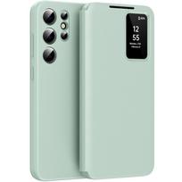 Samsung Galaxy S23 Ultra Smart View Wallet Flip Case, Green