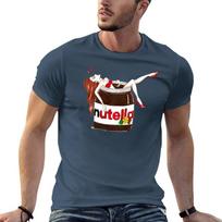 I Love Nutella Tshirt Utility Casual Work Tshirt XL black
