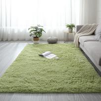 Šiuolaikinė svetainė Didelis kilimas ilgi plaukai Vaikų kambario kilimai Miegamojo Pūkuotas Dekoratyvinis Kilimėlis Nordic Fluffy Kilimėliai prie lovos 80x200cm 31x78inch
