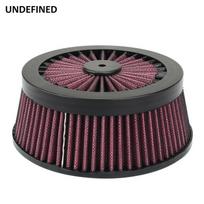 Oro valytuvo įsiurbimo filtro papildymo elementas, skirtas Harley Sportster Touring Road King Softail Dyna Venturi Turbine Clarity Venturi Red