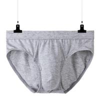 Apatiniai vyriški glaudiniai vienspalviai kvėpuojantys kelnaitės vidutinio juosmens kelnaitės L XL 2XL 3XL 4XL L šviesiai pilka spalva