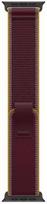 Apple Watch strap, 49mm, Trail Loop type, S/M, Burgundy, Black Titanium Finish MKA74ZM/A | 195951369556