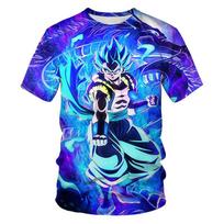 Anime Dragon Ball Goku Spaudos Marškinėliai Animacinis Marškinėlis Vasariniai Kvėpuojantys Marškinėliai Ir Patogūs Marškinėliai Vyriški Drabužiai Viršūnės 6XL blue