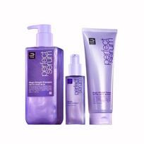 Mise En Scène Perfect Magic Straight Line — ŠAMPŪNAS 530ml / PLaukų KONDICIONIERIUS 230ml / PLaukų SERUMAS 80ml (10 Parinktys) #ALL SET