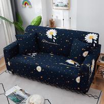 Spausdintas sofos užvalkalas, daugiafunkcinis megztas tampus sofos čiužinio užvalkalas, sofos užvalkalo dalys 90-140cm white