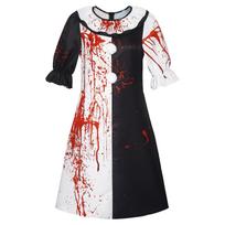 Anime Scary Terrifier 3 Cosplay Costume Bloody Halloween Clown Terrifier Dress Or Jumpsuit For Adult Men Women Party Clothing XXXL juoda