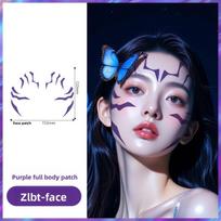 K-Pop Demonas Medžiotojai Laikinos Tatuiruotės - Rumi & Jinu Rinkinys Cosplay & Helovinui | HUNTR/X & Saja Boys Dizainai gray