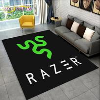 3D Razer logotipas Žaidimų Žaidėjo Gyvatė Kilimas Kilimas Namams Svetainei Miegamajam Sofai Durų Kilimėlis Dekoras, Vaikų Žaidimų Zona Kilimas Neslystantis Grindų Kilimėlis 50x60in