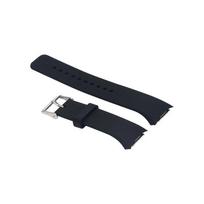 Sportinis Dirželis Samsung Gear S2 R720 Pakeitimas Silikoninis Vienspalvis Laikrodžio Dirželis SM-R730 Išmaniajam Laikrodžiui Apyrankė Correa L juoda