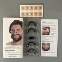 Magnetinis nosies praplėtimo rinkinys: Kvėpavimo pagalba: nosies juostelės nuo užsikimšimo ir pagerinančios oro pritekėjimą. Black Set (Square, 15 pairs) black