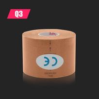 1Pcs Waterproof Kinesiology Tape for Sports Muscle Recovery Pain Relief Athletic Bandage Tennis Gym Protector Strapping 2.5cmX500cm smėlis