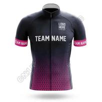 2025 Individualizuojamas pavadinimas Dviračių marškinėlių rinkinys Trumpomis rankovėmis Vasaros Vyriški Komandos Dviračių drabužiai MTB Maillot Ropa Ciclismo Dviračių apranga S black