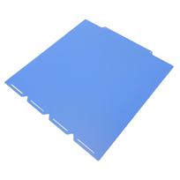 3D Printer Cool Plate Fit for Snapmaker U1 Low Temperature Cold Build 2 Sided Textured Printing Board Sheet Bed   Matte Glossy 276x293mm Blue blue